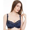 Бюстгальтер балконет кружево биколор Simona M 608 ночь, Цвет: ночь, Размеры: 75E, изображение 2