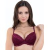 Бюстгальтер балконет пуш-ап Simona M 870 бордо, Цвет: бордо, Размеры: 80C, изображение 7