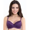 Бюстгальтер балконет пуш-ап Simona M 870 ежевика, Цвет: ежевика, Размеры: 75E, изображение 2