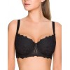 Бюстгальтер балконет «тюльпан» Vena VB-218 NEW черный, Цвет: черный, Размеры: 80D