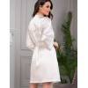 Атласный халат кимоно Mia-Amore MARISIA 8583 белый, Цвет: белый, Размеры: L/XL, изображение 2