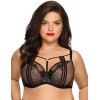 Бюстгальтер полумягкий Novika ANGELINA N02 PU, Цвет: черный+бежевый, Размеры: 105B, изображение 3