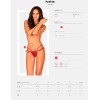 Трусики стринги Obsessive IVETTA THONG, Цвет: рубин, Размеры: L/XL, изображение 5