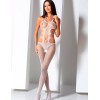 Эротический комбинезон сетка Passion BS 084 white, Цвет: белый, Размеры: S/M, изображение 2