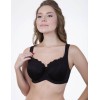 Бюстгальтер мягкий с подкроем Elli 3080 черный, Цвет: черный, Размеры: 80E, изображение 3