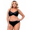 Раздельный купальник с мягкой чашкой Lorin L3079/1 BIG черный, Цвет: черный, Размеры: 90G