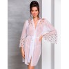 Полупрозрачный пеньюар Passion LOVELIA PEIGNOIR white, Цвет: белый, Размеры: 2XL/3XL