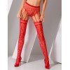 Сексуальные колготки Passion S 003 red, Цвет: красный, Размеры: 1/2