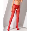 Сексуальные колготки Passion S 012 red, Цвет: красный, Размеры: 1/2