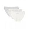 Комплект хлопковых трусов Esotiq PANTIES 38558 MIA-MIA (3 шт) светло-серый, Цвет: светло-серый, Размеры: L