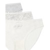 Комплект хлопковых трусов Esotiq PANTIES 38558 MIA-MIA (3 шт) светло-серый, Цвет: светло-серый, Размеры: L, изображение 2
