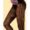 Фантазийные колготки Fiore 6019/G LUSH GARDEN 30 den черный, Цвет: черный, Размеры: 3, изображение 2