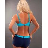 Купальник пуш-ап с шортами Verano OFELIA NEW navyblue-blue, Цвет: голубой, Размеры: 4XL, изображение 2