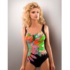 Слитный купальник с уплотненной чашкой Verano PENELOPE black-colorful, Цвет: черный, Размеры: 3XL