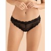 Кружевные трусы бразилиана Alles PARIS FIGI MINI, Цвет: черный, Размеры: S