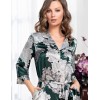 Шелковая ночная рубашка Mia-Amore AGATA 3707, Цвет: зеленый, Размеры: 2XL, изображение 3