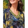 Шифоновая туника с бисером Mia-Amore COSTA BRAVA 8865, Цвет: мультиколор, Размеры: 4XL/5XL, изображение 2