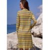 Ажурная рубашка на пуговицах Mia-Amore MISSONI 8247 желтый, Цвет: желтый, Размеры: M, изображение 2