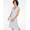 Легкое пляжное платье Ysabel Mora 85718 белый/черный, Цвет: белый/черный, Размеры: XL