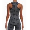 Майка для фитнеса Bas Bleu INTENSE TOP 70 200 den, Цвет: серый, Размеры: L, изображение 2