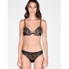 Кружевной комплект пуш-ап и бразилиана Lormar CAMELIA Cam51998, Цвета: nero, Размеры: 65B