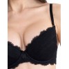 Кружевной бюстгальтер пуш-ап Karina LM 108 черный, Цвет: черный, Размеры: 75C, изображение 3