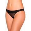 Кружевные трусы слипы Ysabel Mora INTIMATES 19218 MINI черный, Цвет: черный, Размеры: S