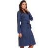 Хлопковый халат-кимоно Doctor Nap SWW.4230 DEEP BLUE (размер XL), Цвет: темно-синий, Размеры: XL, изображение 2