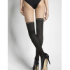 Колготки с имитацией чулок Marilyn ZAZU FOLLOW ME 20 den чёрный/беж, Цвет: чёрный/беж, Размеры: 3/4