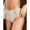 Кружевные высокие трусы слипы Amelie POLINA 2010-2 кремовый, Цвет: кремовый, Размеры: S