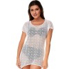Ажурная пляжная туника Ewlon T.8054_028, Цвет: белый, Размеры: L/XL, изображение 2