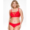 Спортивный купальник с топом Fianeta 2623 красный, Цвет: красный, Размеры: 75C