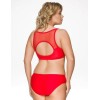 Спортивный купальник с топом Fianeta 2623 красный, Цвет: красный, Размеры: 75C, изображение 2