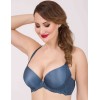 Бюстгальтер балконет пуш-ап Nikol Djumon 132 01 французский синий, Цвет: французский синий, Размеры: 75E
