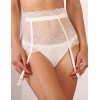 Кружевной пояс для чулок Orhideja 370-345 молоко, Цвет: молоко, Размеры: S