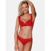 Красный купальный верх пуш-ап с рюшами Esotiq BAE 38955, Цвет: красный, Размеры: 70C/75B, изображение 3