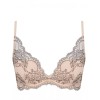 Бюстгальтер планж со съемным пуш-ап Esotiq RHONDA 38773 бежевый с черным, Цвет: бежевый с черным, Размеры: 70D, изображение 3