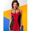 Соблазнительная сорочка + стринги Avanua COLINE CHEMISE, Цвет: красный, Размеры: L/XL