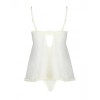 Откровенная сорочка бэби-долл + стринги Avanua EMMA CHEMISE, Цвет: экрю, Размеры: L/XL, изображение 4