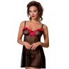 Соблазнительная сорочка + стринги Avanua VALENTINE CHEMISE RED, Цвет: красный, Размеры: L/XL, изображение 2