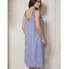 Ночная сорочка из вискозы Mia-Amore LIA 6438, Цвет: синий, Размеры: XL, изображение 2