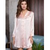 Шелковая рубашка Mia-Mia ROSEMARY 15146 пудра, Цвет: пудра, Размеры: M