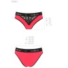 Хлопковые трусики-слип Passion PS001 PANTIES RED-BLACK, Цвет: черно-красный, Размеры: S, изображение 3