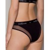 Хлопковые трусики с сеточкой Passion PS002 PANTIES BLACK, Цвет: черный, Размеры: S, изображение 2