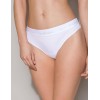 Хлопковые трусики-бразилиана Passion PS005 PANTIES WHITE, Цвет: белый, Размеры: M