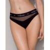 Хлопковые трусики-слипы Passion PS006 PANTIES BLACK, Цвет: черный, Размеры: M