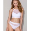 Хлопковые трусики-слипы Passion PS006 PANTIES WHITE, Цвет: белый, Размеры: M, изображение 2