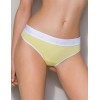 Хлопковые трусики-стринги Passion PS007 PANTIES YELLOW, Цвет: желтый, Размеры: L
