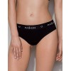 Хлопковые трусики-бразилиана Passion PS008 PANTIES BLACK, Цвет: черный, Размеры: L