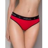 Хлопковые трусики-бразилиана Passion PS008 PANTIES RED, Цвет: красный, Размеры: L